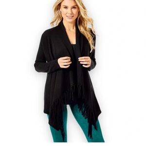Lilly Pulitzer Black Cardigan Sweater